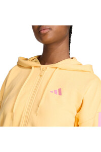 adidas sudadera mujer ESSENTIALS FRENCH TERRY 3 BANDAS vista detalle