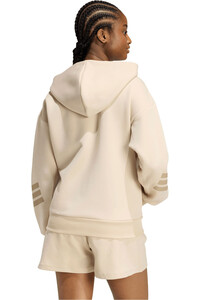 adidas sudadera mujer FUTURE ICONS 3 BANDAS vista trasera