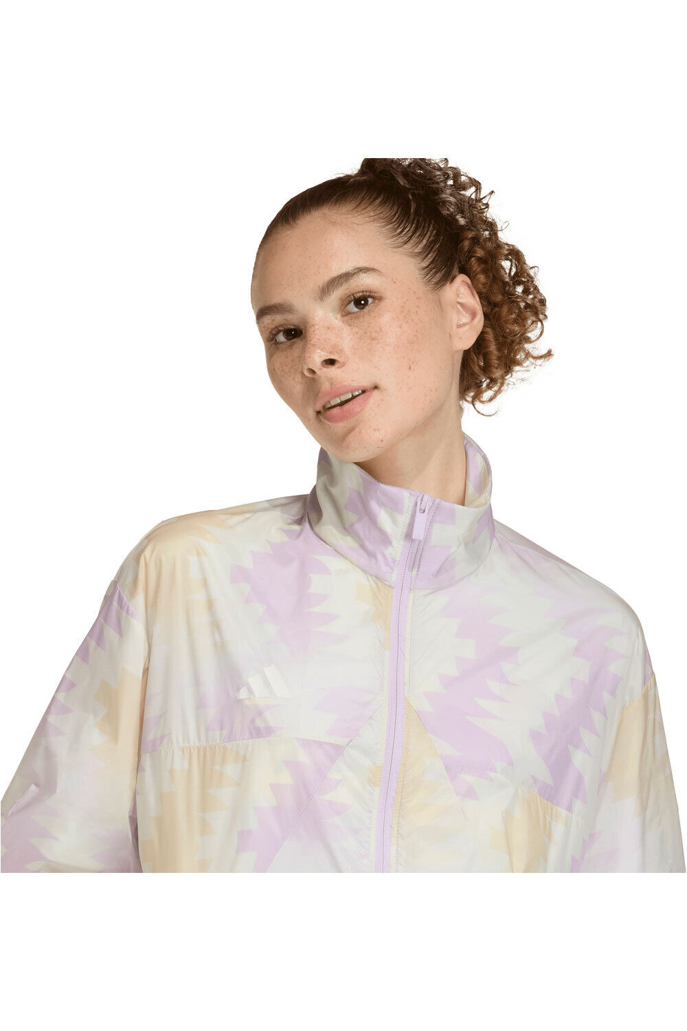 adidas sudadera mujer HOUSE OF TIRO X COMMON GOAL AOP vista detalle