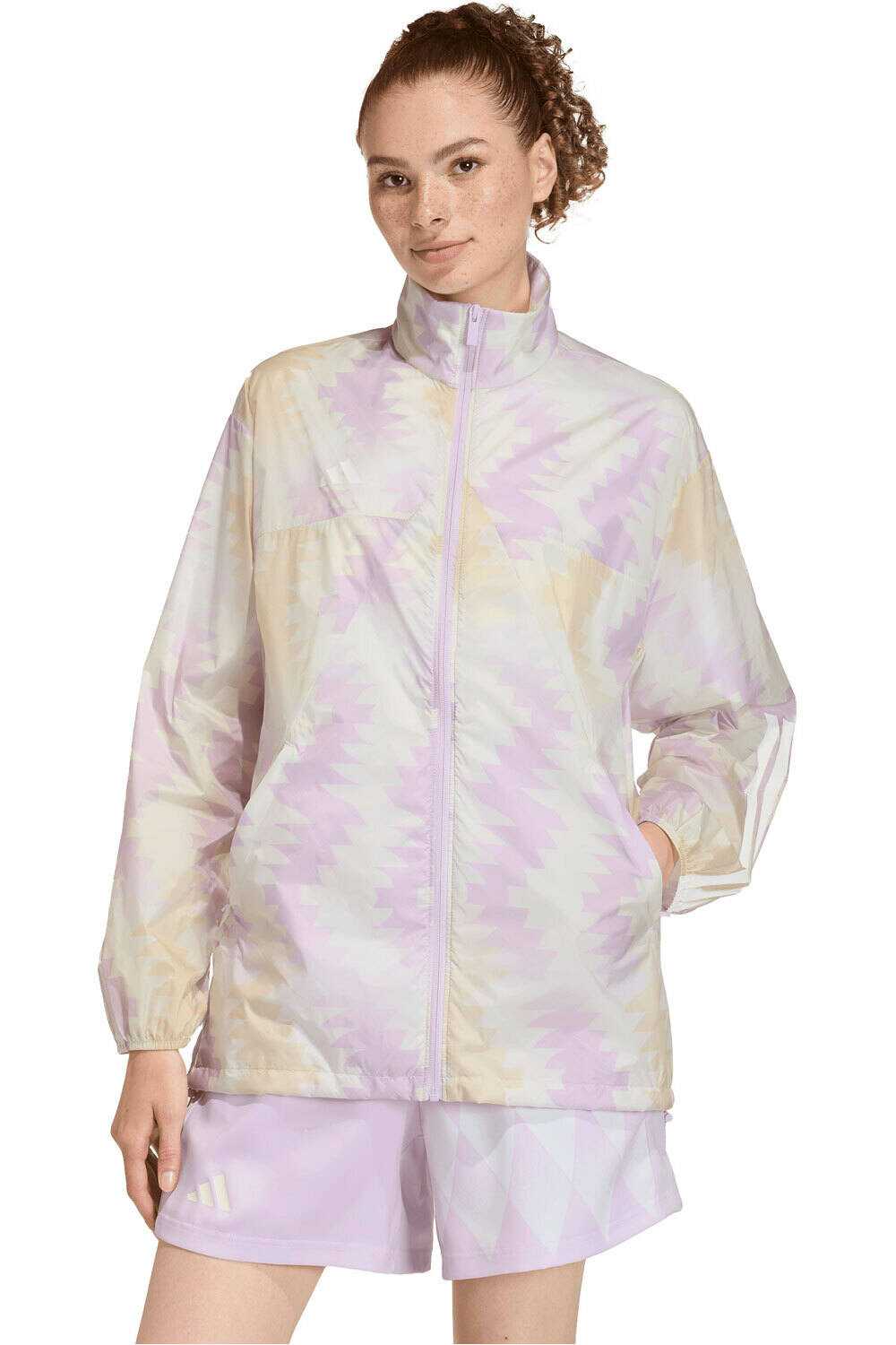 adidas sudadera mujer HOUSE OF TIRO X COMMON GOAL AOP vista frontal