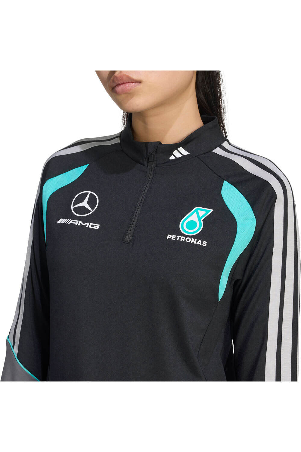 adidas sudadera mujer MER MC QZ W vista detalle
