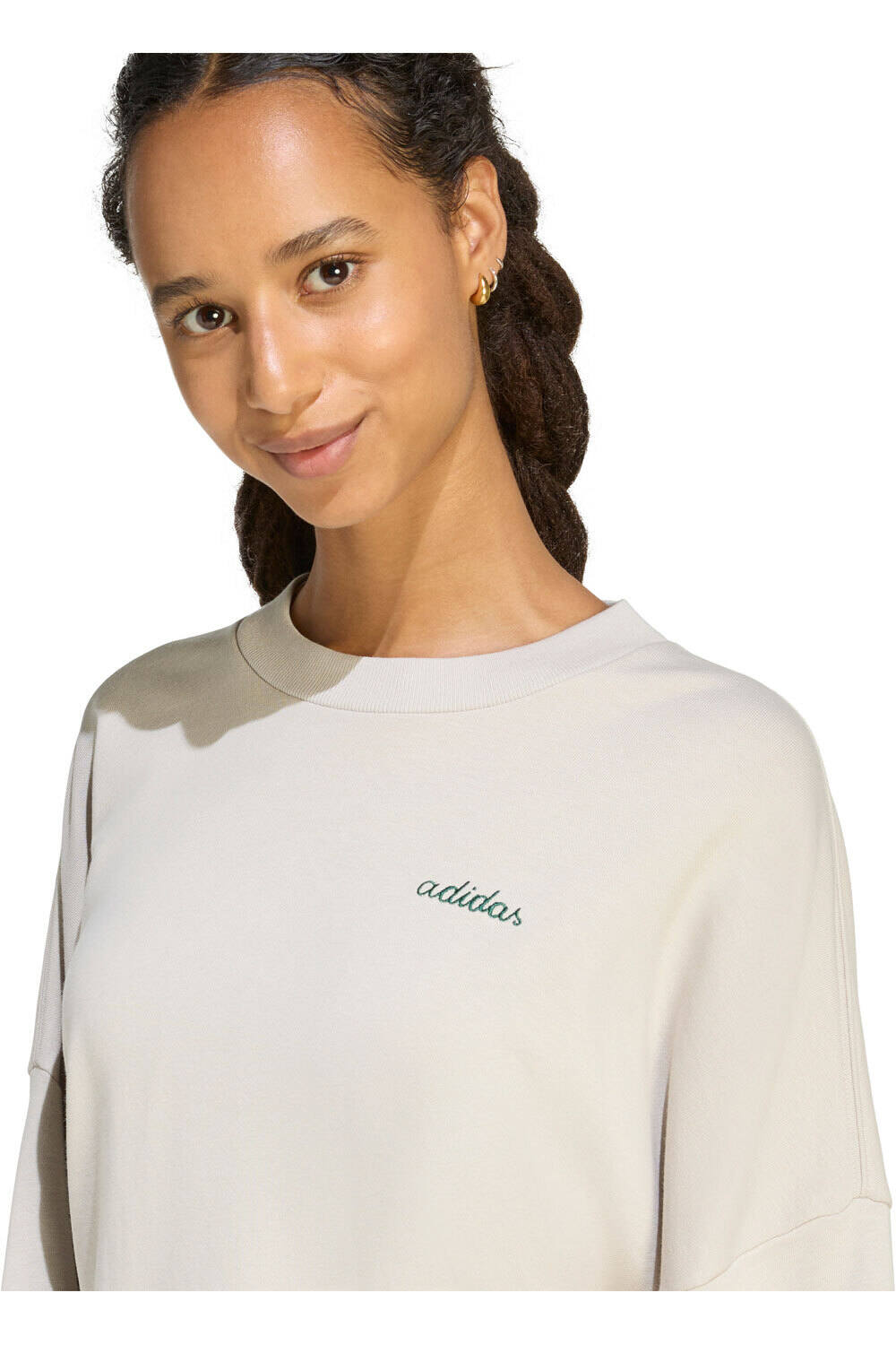 adidas sudadera mujer SEASONAL ESSENTIALS COLORPOP vista detalle