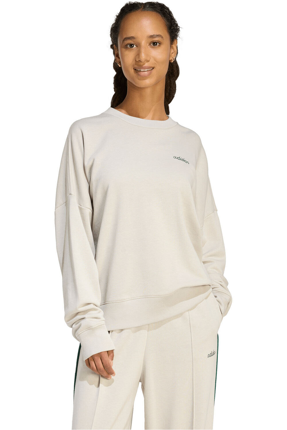 adidas sudadera mujer SEASONAL ESSENTIALS COLORPOP vista frontal