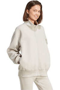 adidas sudadera mujer SOFT LUX FULL-ZIP TRACKTOP vista detalle