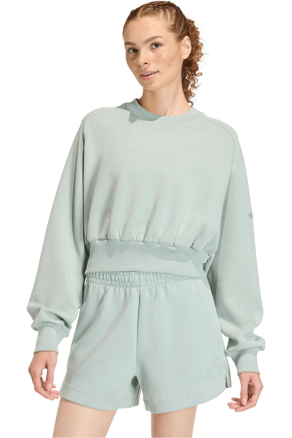 adidas sudadera mujer SOFT LUX LOOSE vista frontal