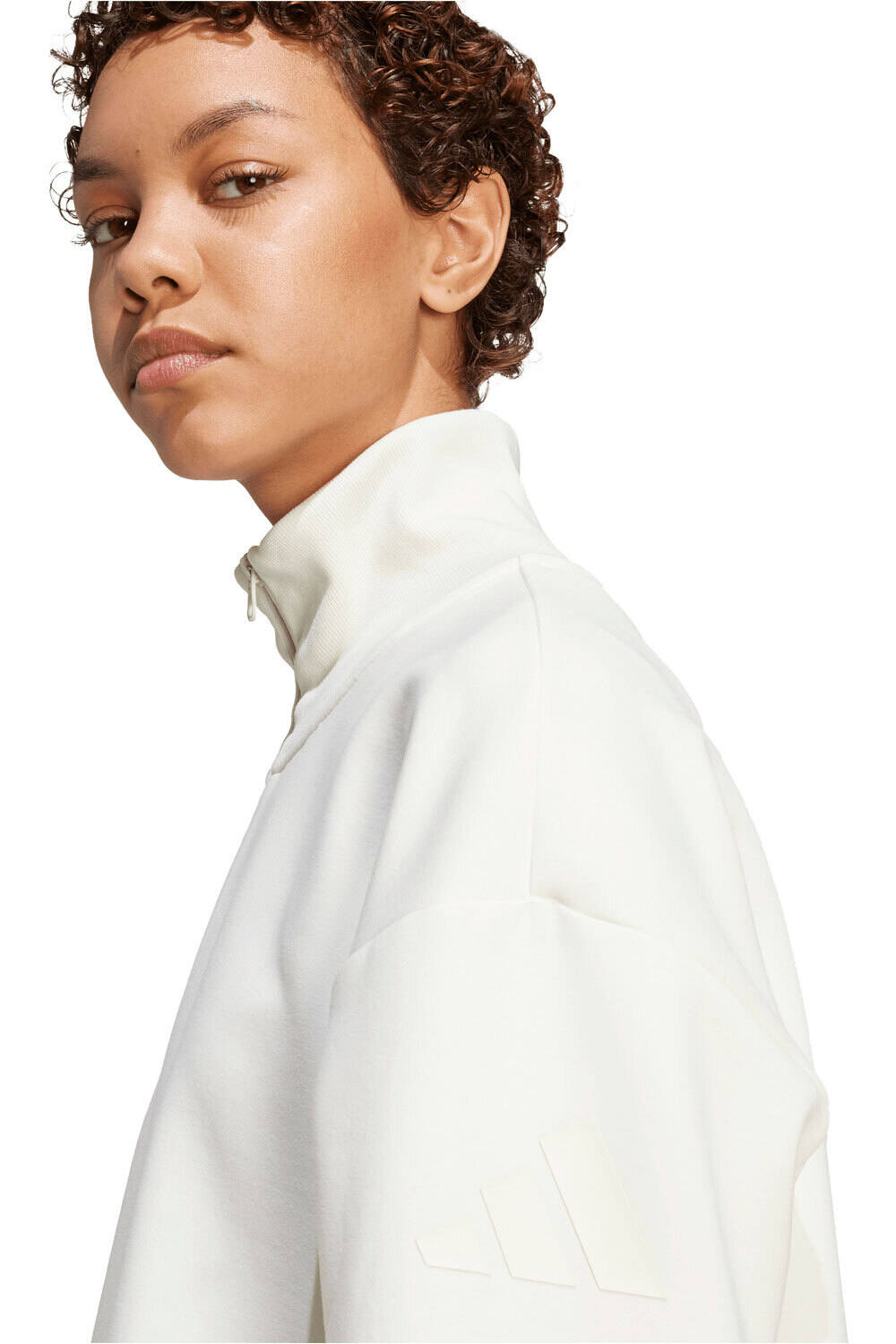adidas sudadera mujer SOFT LUX QUARTER-ZIP 03