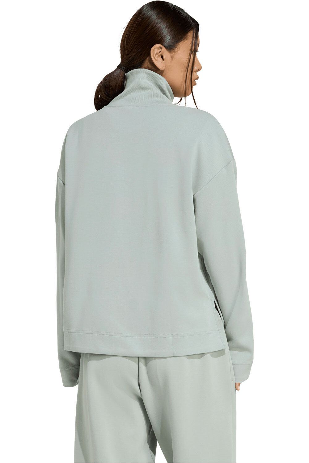 adidas sudadera mujer SOFT LUX QUARTER-ZIP vista trasera