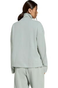 adidas sudadera mujer SOFT LUX QUARTER-ZIP vista trasera