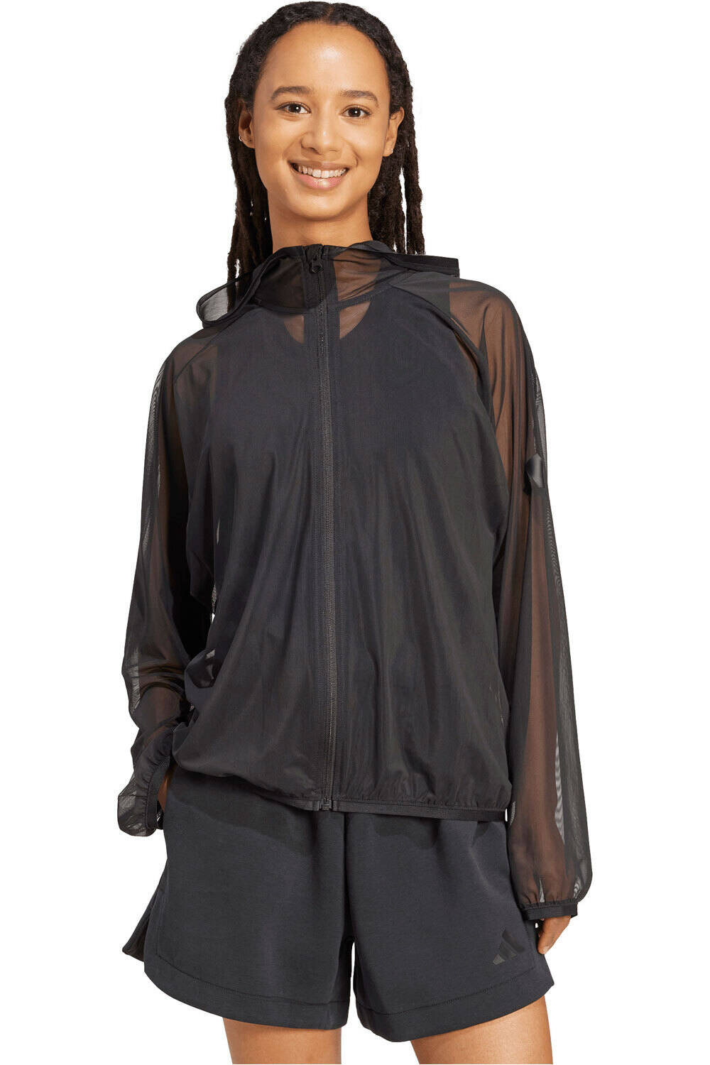 adidas sudadera mujer SOFT LUX vista frontal