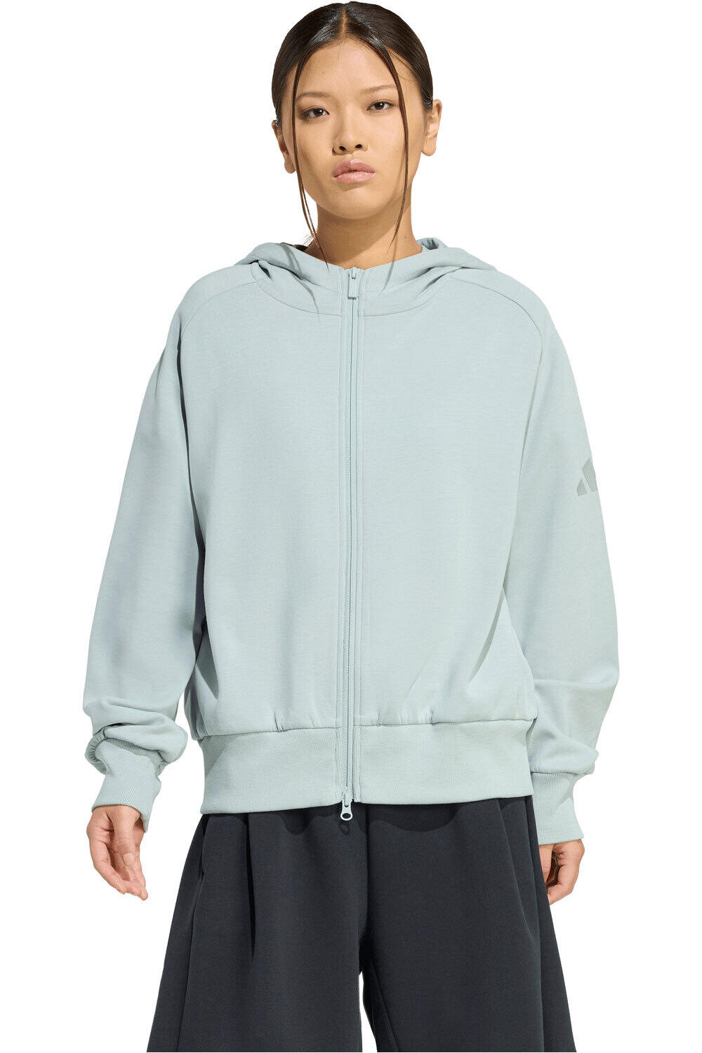 adidas sudadera mujer SOFT LUX vista frontal