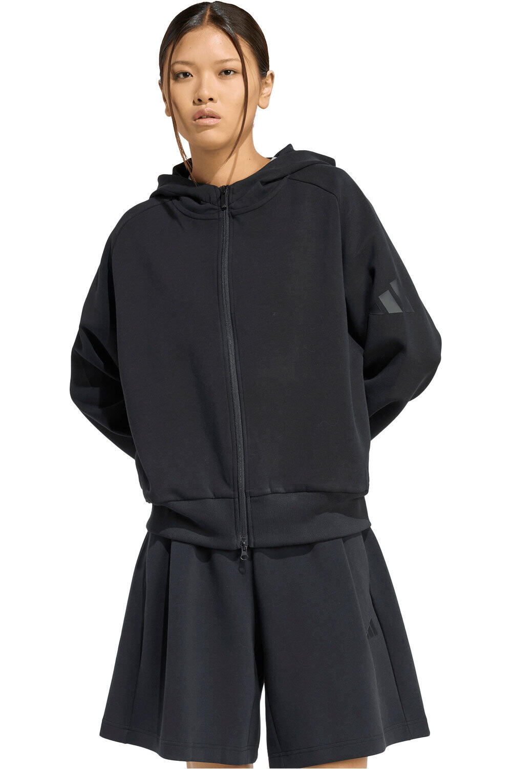 adidas sudadera mujer SOFT LUX vista frontal