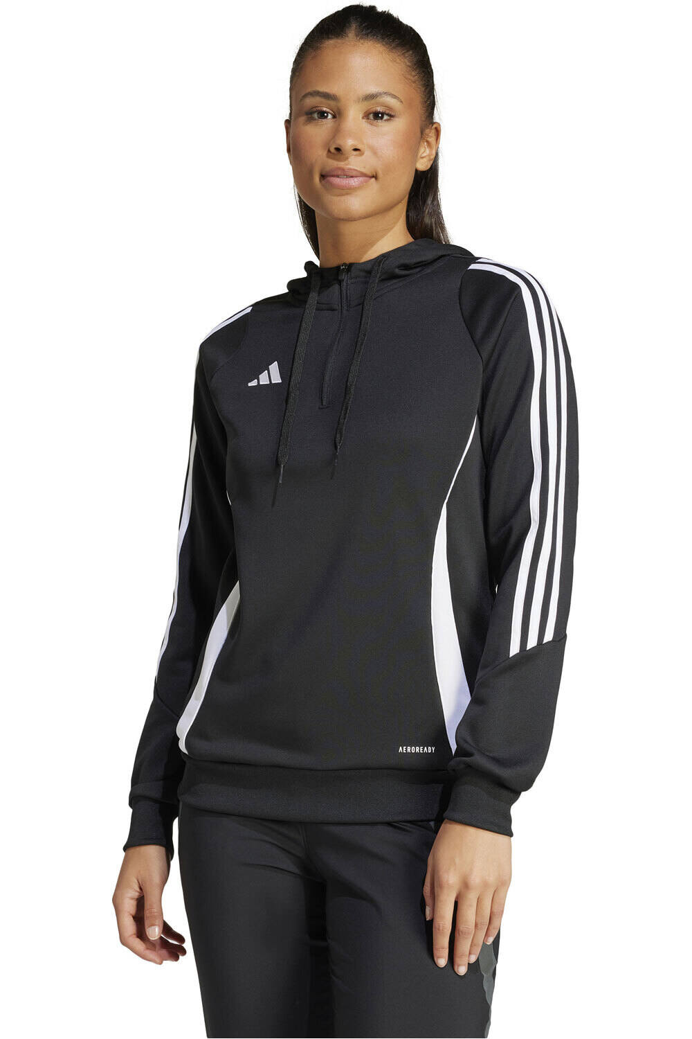 adidas sudadera mujer TIRO24 TRHOODW vista frontal