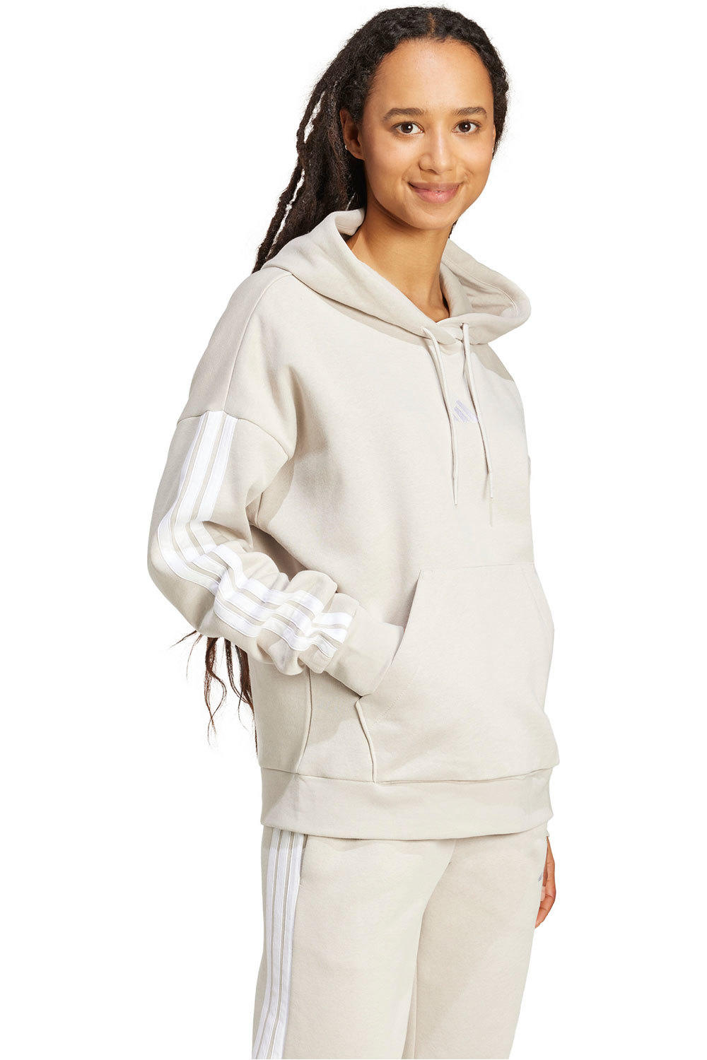 adidas sudadera mujer W 3S FL HD vista detalle
