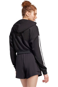 adidas sudadera mujer W 3S FT CRO HD vista trasera