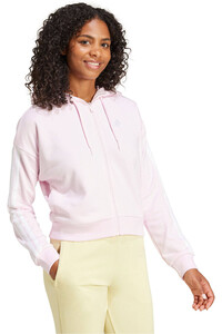 adidas sudadera mujer W 3S FT FZ HD vista detalle