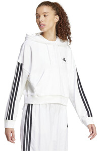 adidas sudadera mujer W 3S FT QZ HD vista detalle