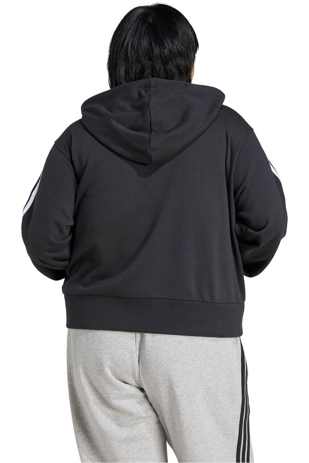 adidas sudadera mujer W 3S FT QZHD IN vista trasera