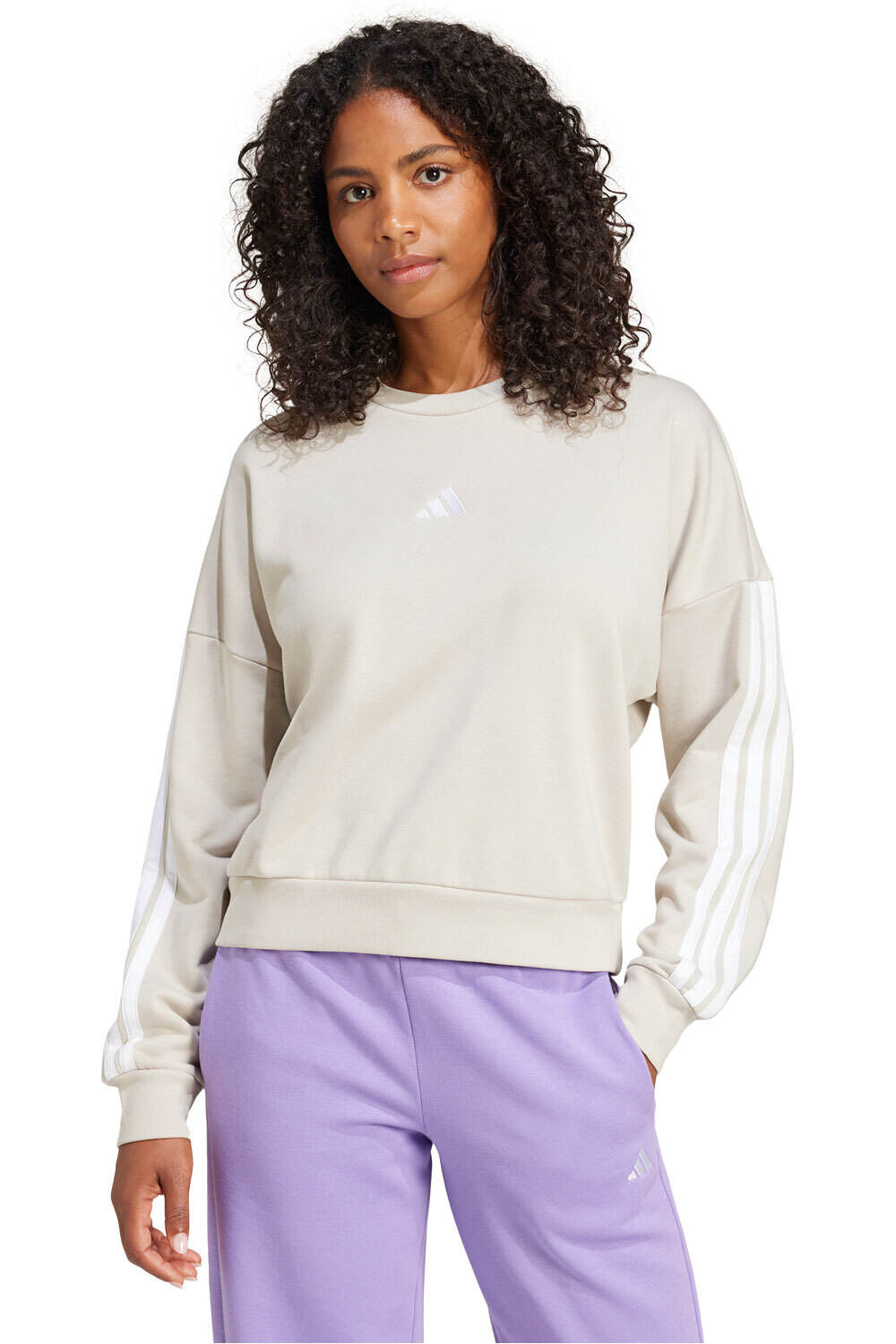 adidas sudadera mujer W 3S FT SWT vista frontal