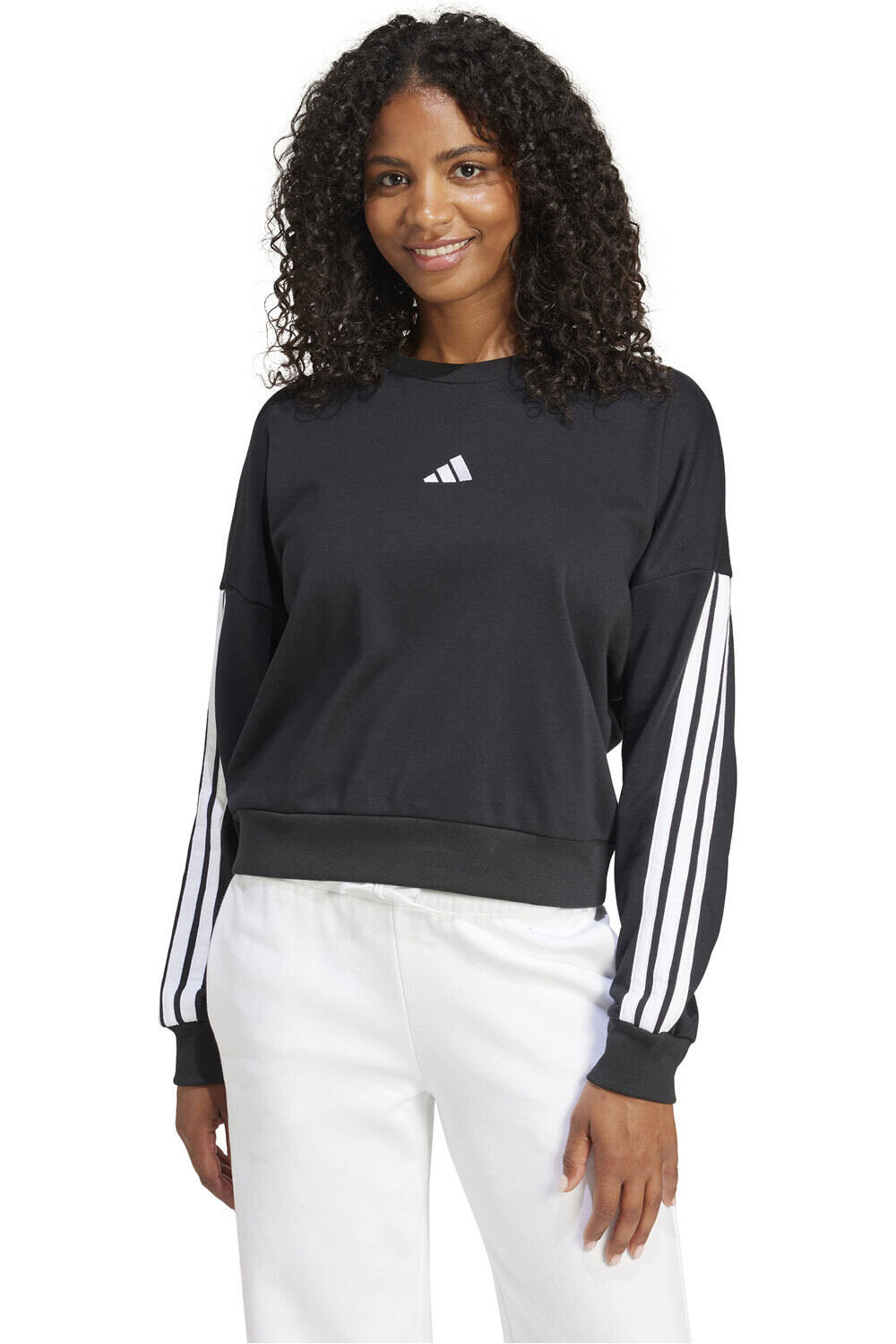 adidas sudadera mujer W 3S FT SWT vista frontal