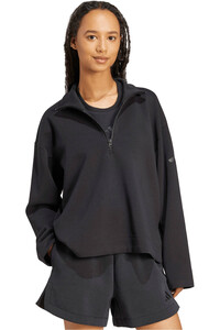 adidas sudadera mujer W ALL SZN SL QZ vista detalle