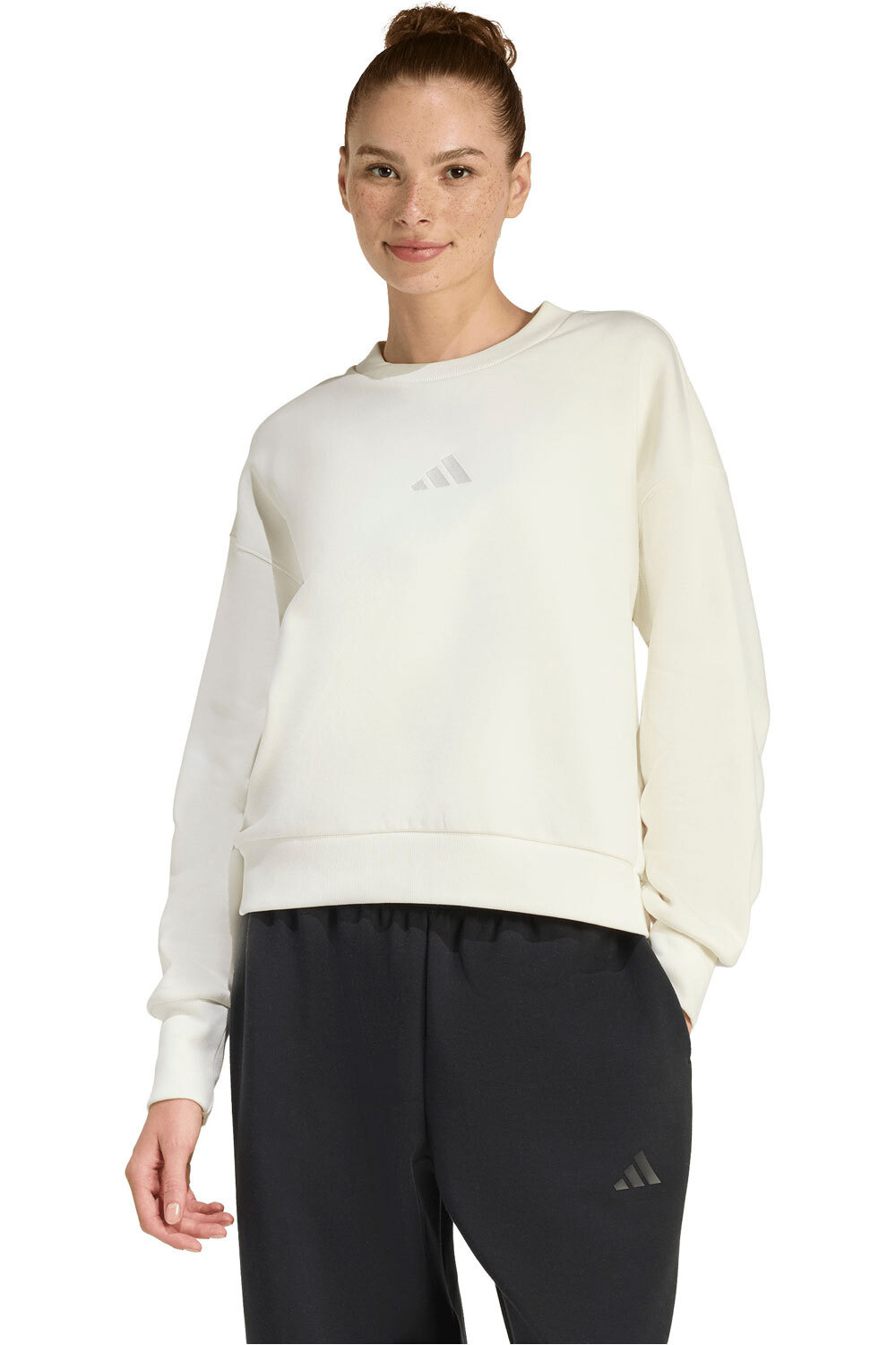 adidas sudadera mujer W ALL SZN SWT vista frontal