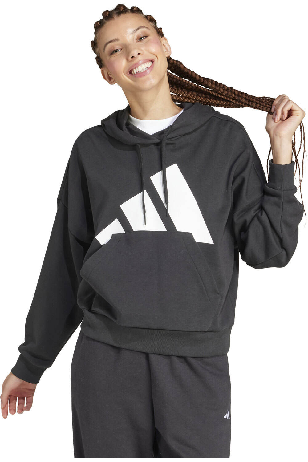 adidas sudadera mujer W BL FT HD vista frontal