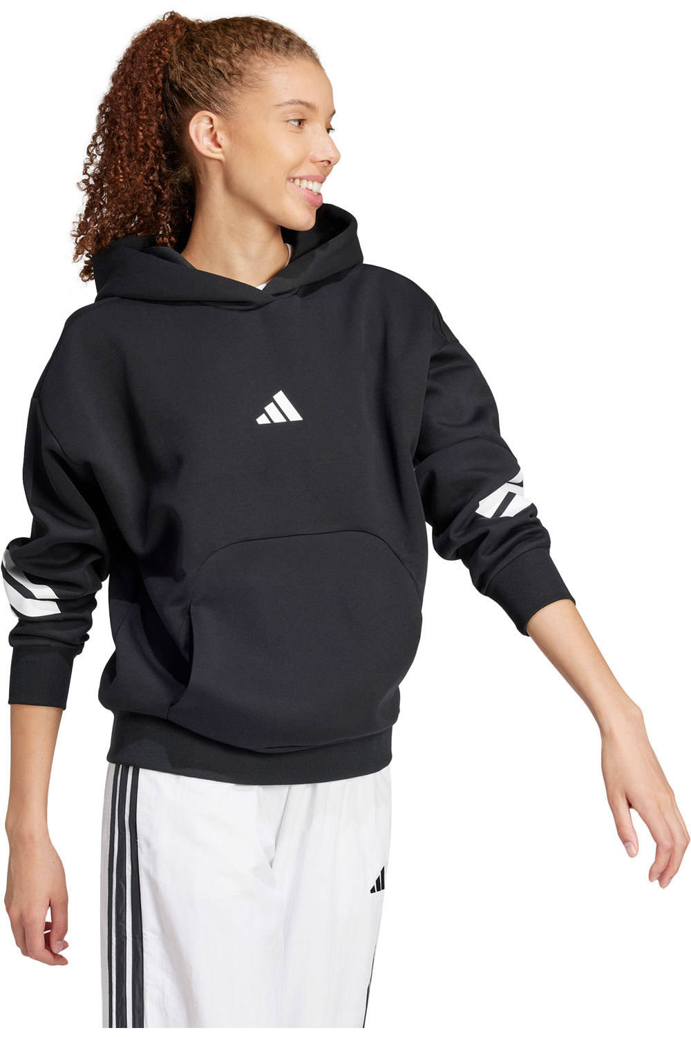 adidas sudadera mujer W FI 3S OH HD vista detalle