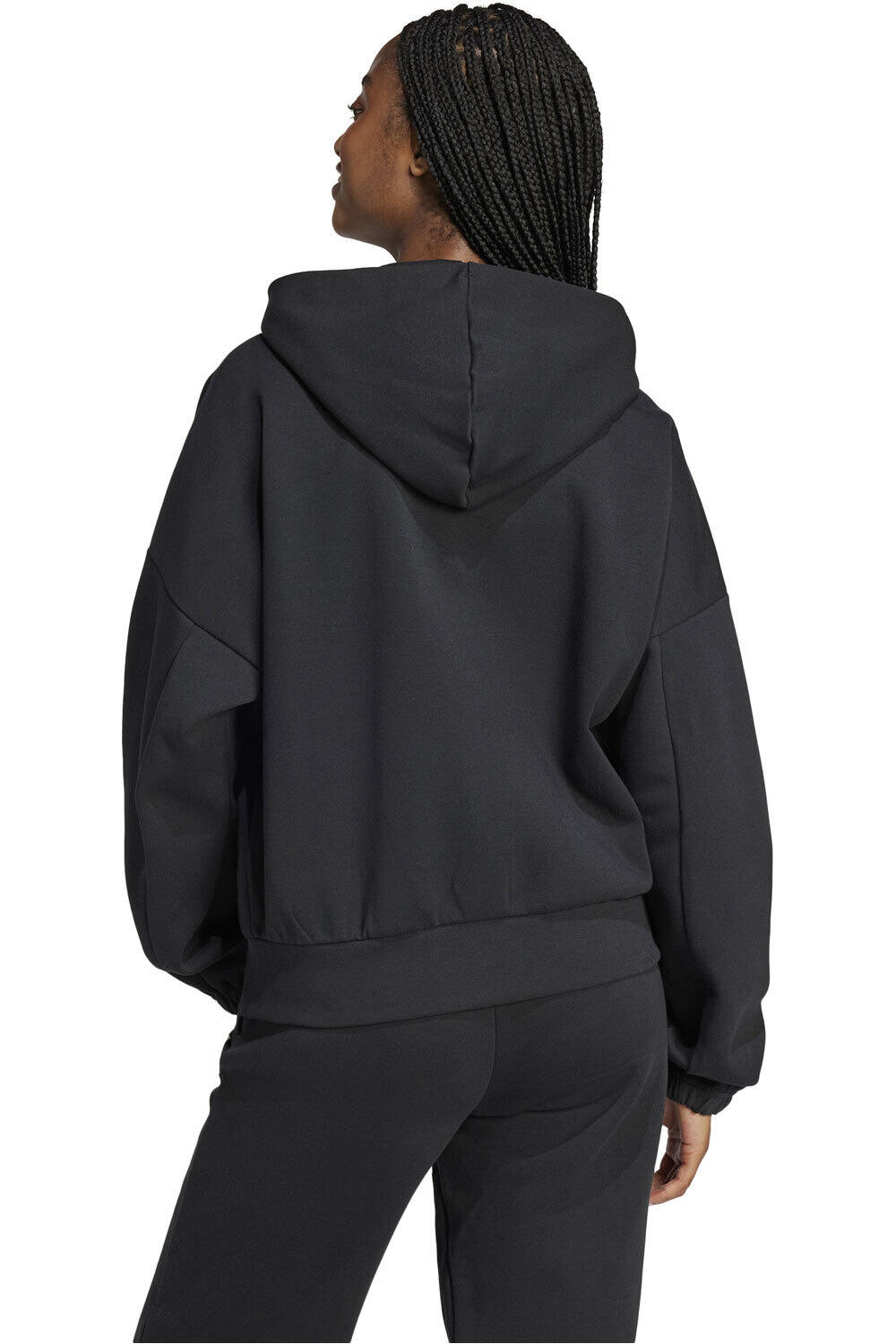 adidas sudadera mujer W FI SL FZ HD vista trasera