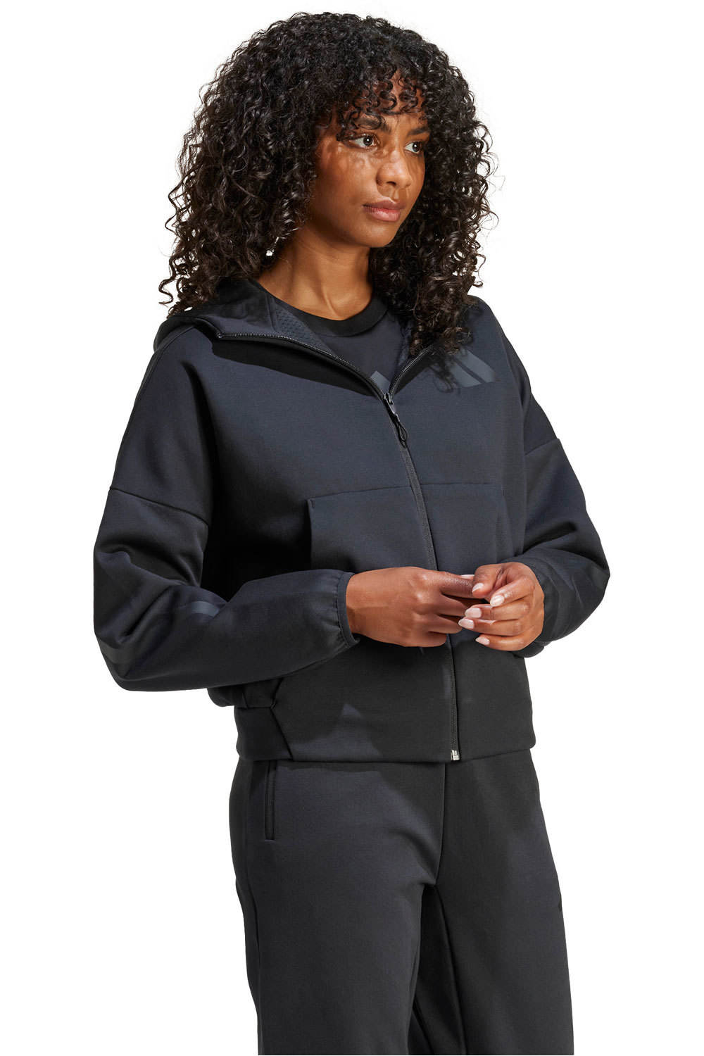 adidas sudadera mujer W Z.N.E. FZ vista detalle