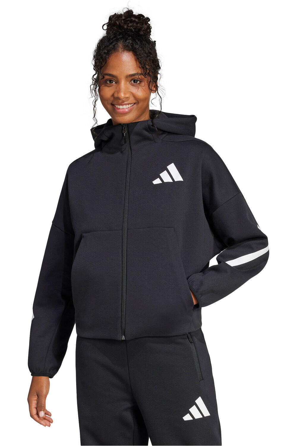 adidas sudadera mujer W Z.N.E. FZ vista frontal