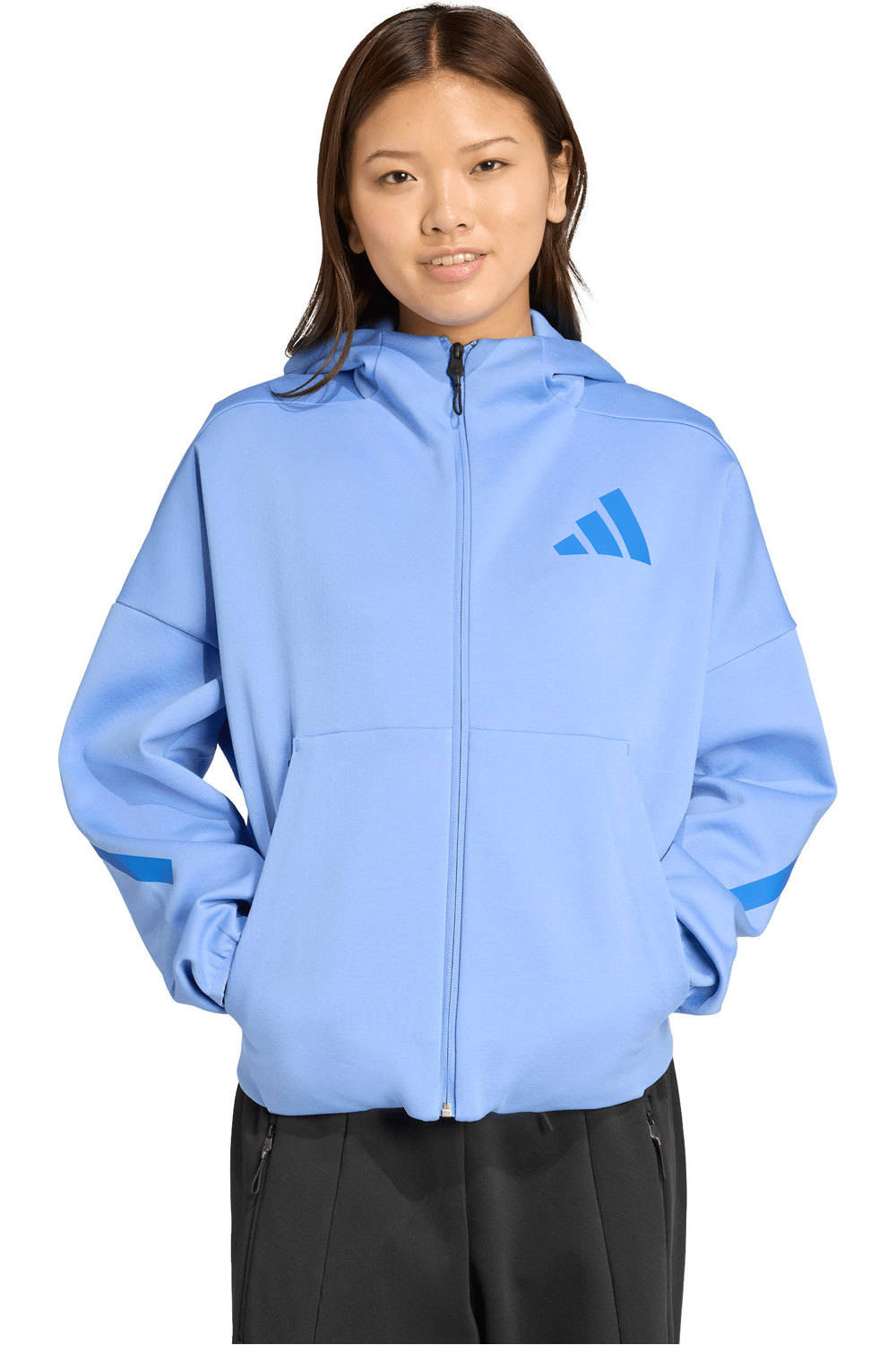 adidas sudadera mujer W Z.N.E. FZ vista frontal