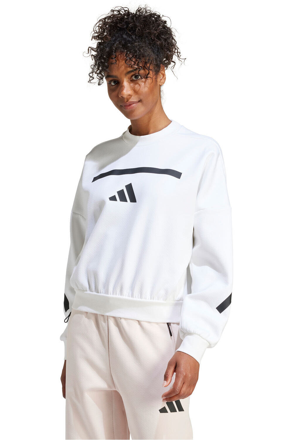 adidas sudadera mujer Z.N.E. SWEATSHIRT vista frontal