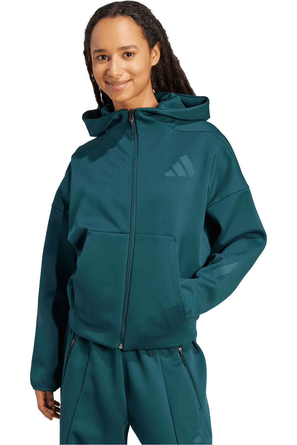 adidas sudadera mujer Z.N.E. vista frontal