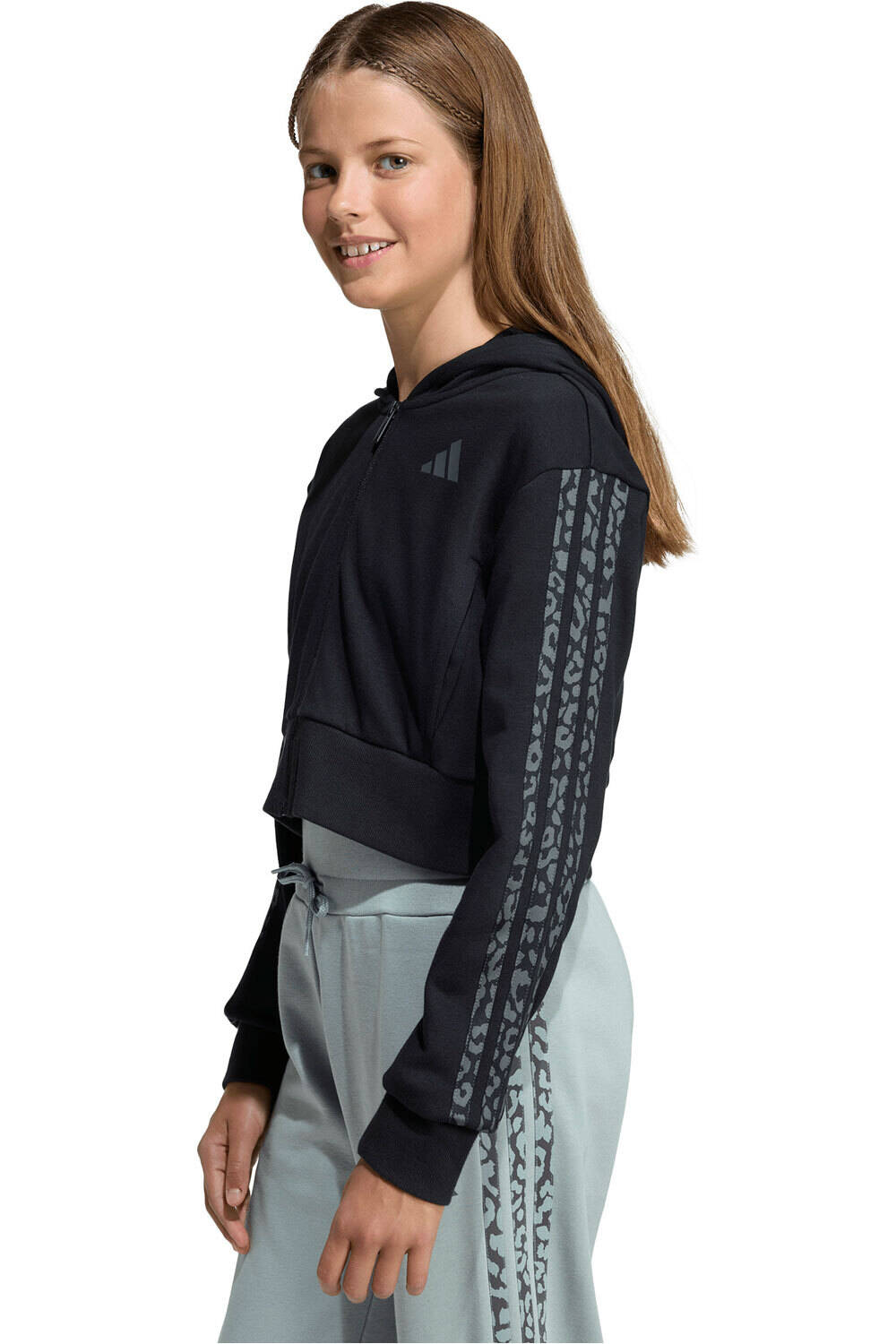 adidas sudadera niña ESTAMPADO ANIMAL SEASONALS vista frontal