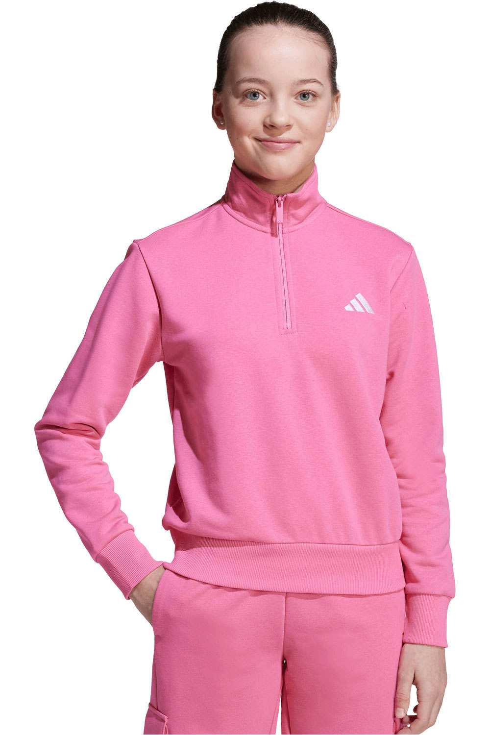 adidas sudadera niña J SL FT HZ 220 vista frontal