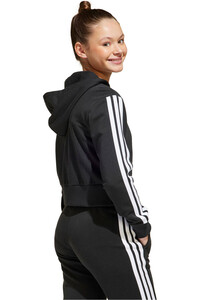 adidas sudadera niña JG 3S FT FZ CRO vista trasera