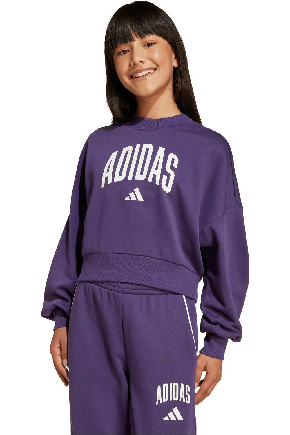 adidas sudadera niña JG CLGT FT SWT vista frontal