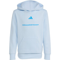 BOYS SLOGAN FLEECE HOODIE