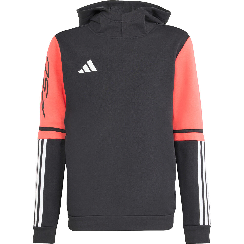 adidas sudadera niño F50 HOODY vista frontal