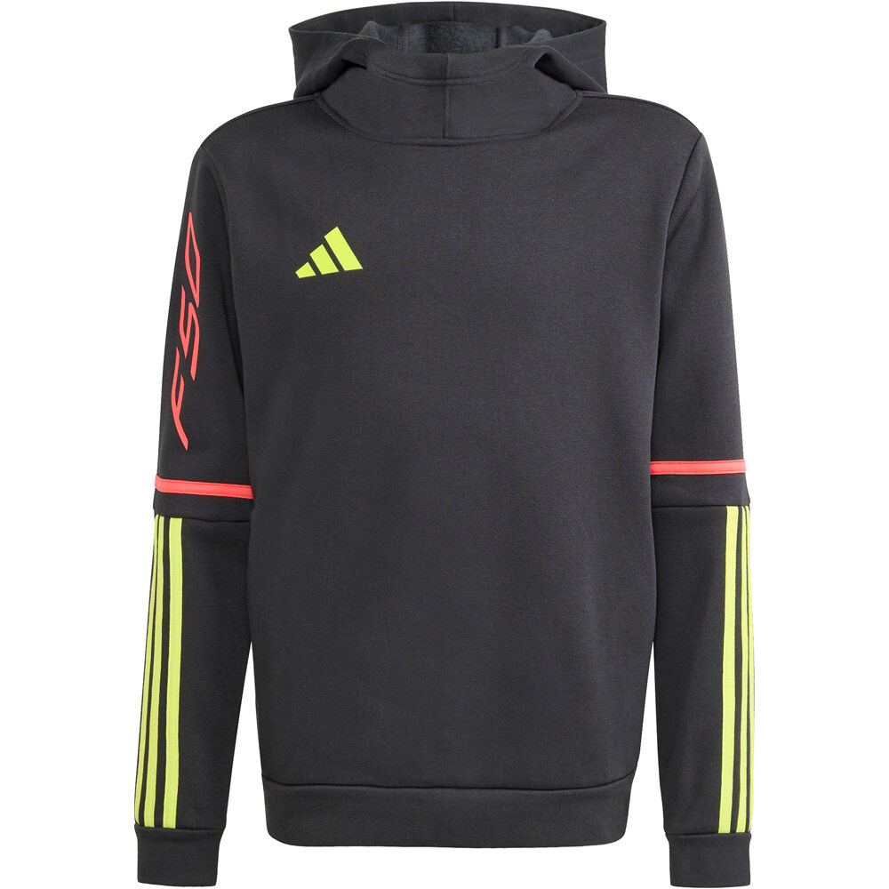 adidas sudadera niño F50 HOODY vista frontal