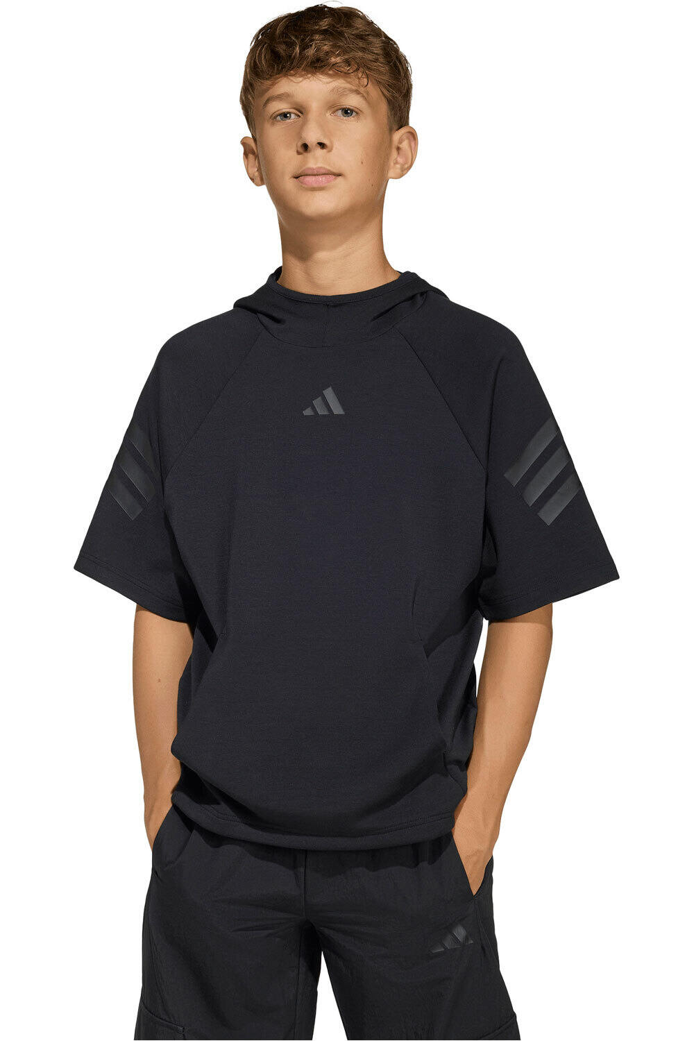 adidas sudadera niño FUTURE ICONS 3 STRIPES vista frontal