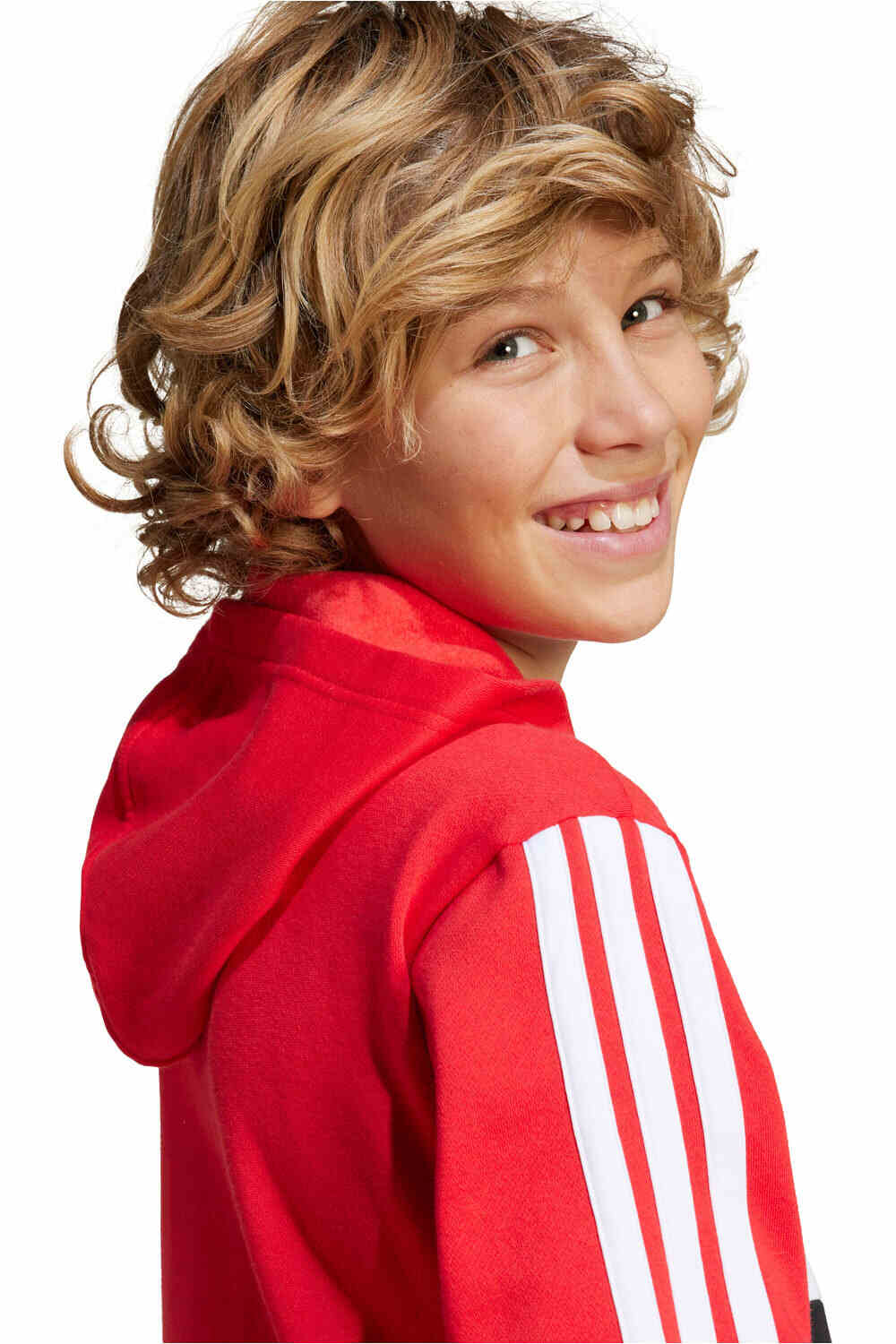 adidas sudadera niño J 3S TIB FL HD vista detalle