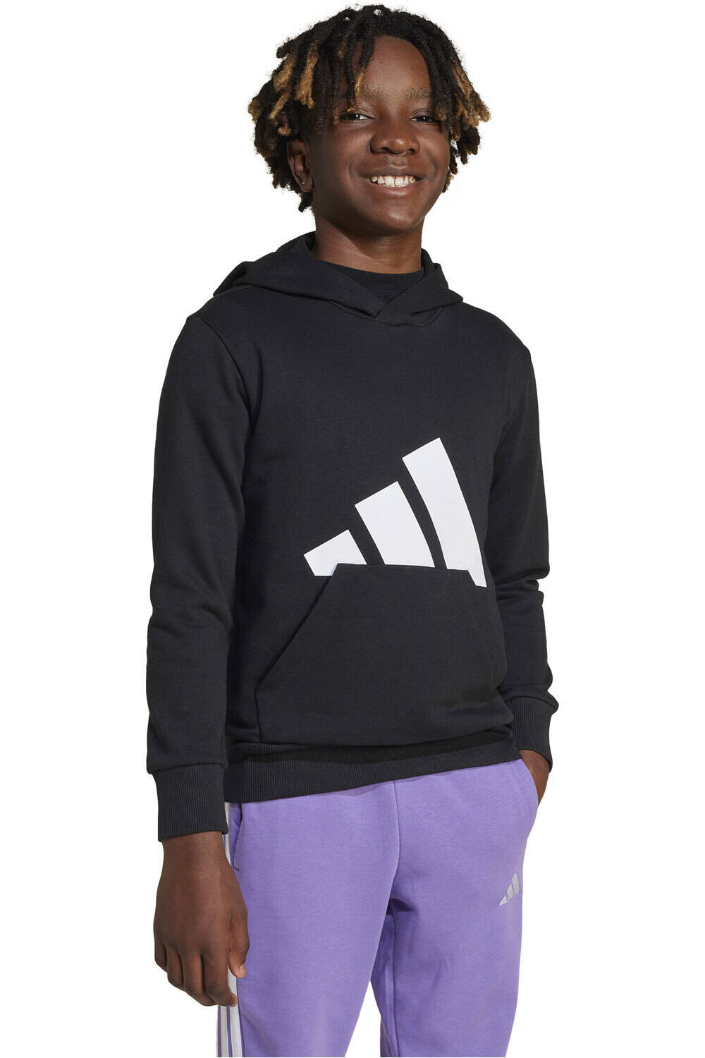 adidas sudadera niño J BL FT HD 280 vista frontal