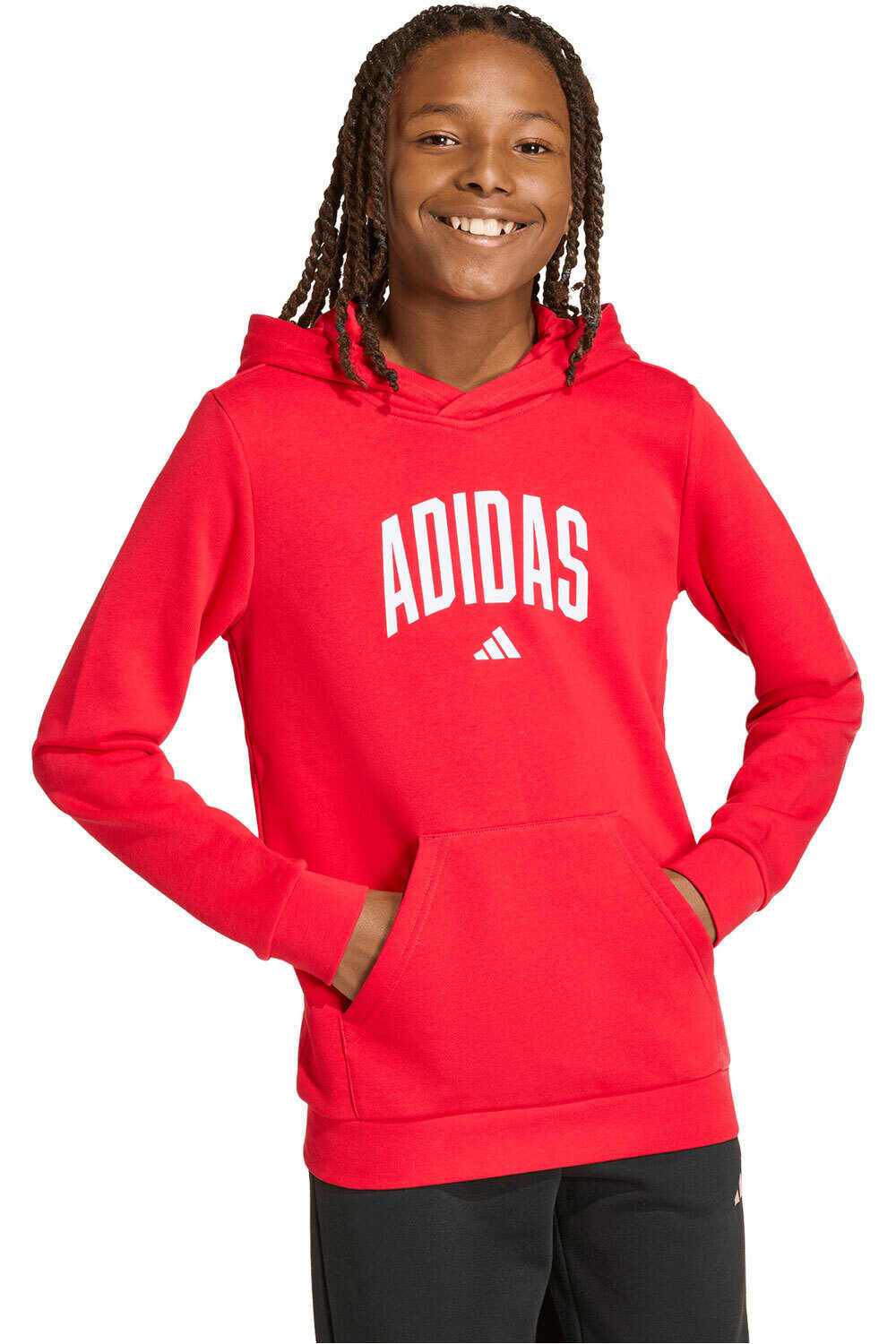 adidas sudadera niño J COLLEG HD vista frontal
