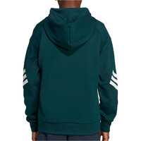 adidas sudadera niño J FI 3S FZ HD vista trasera