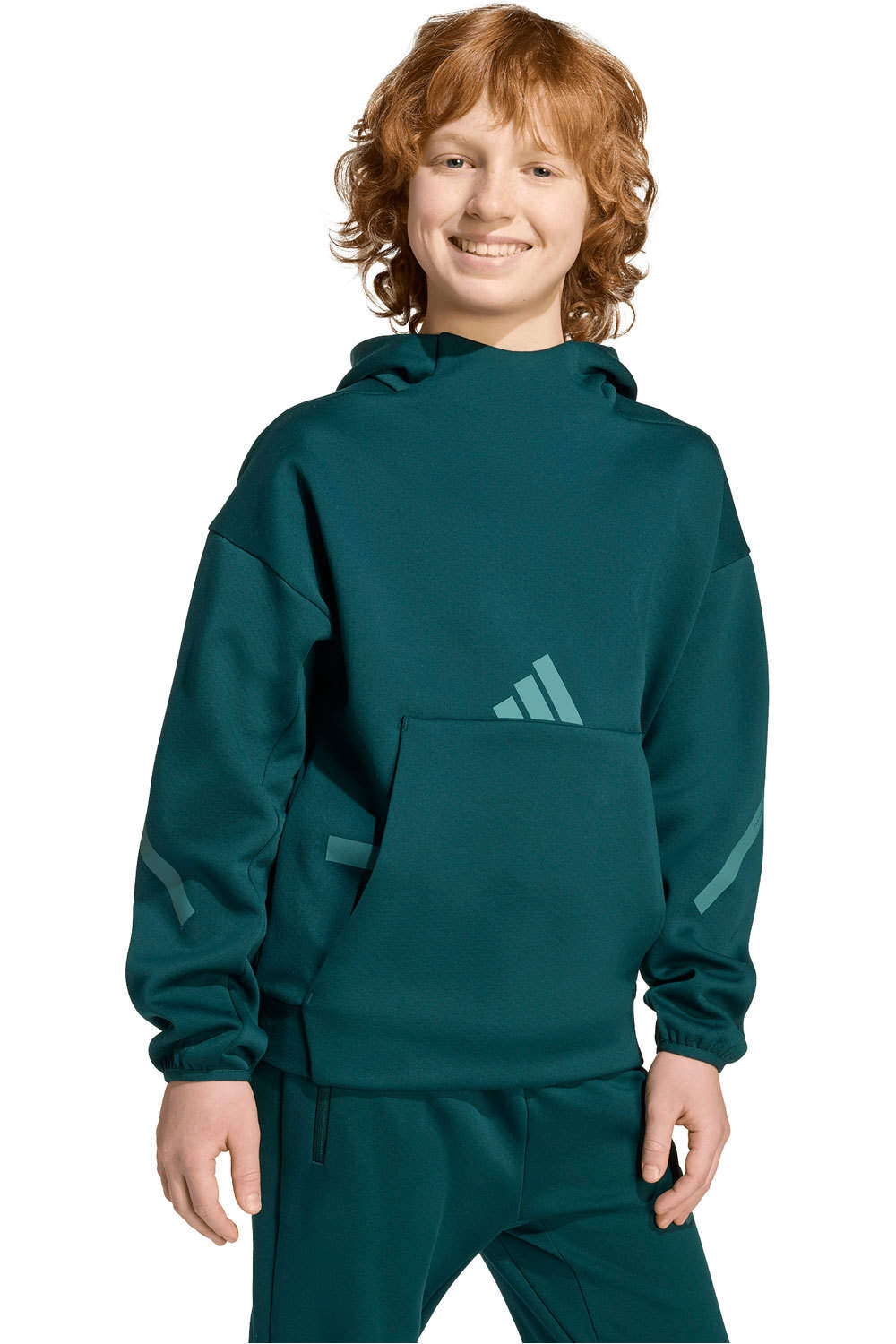 adidas sudadera niño J Z.N.E. HD vista frontal
