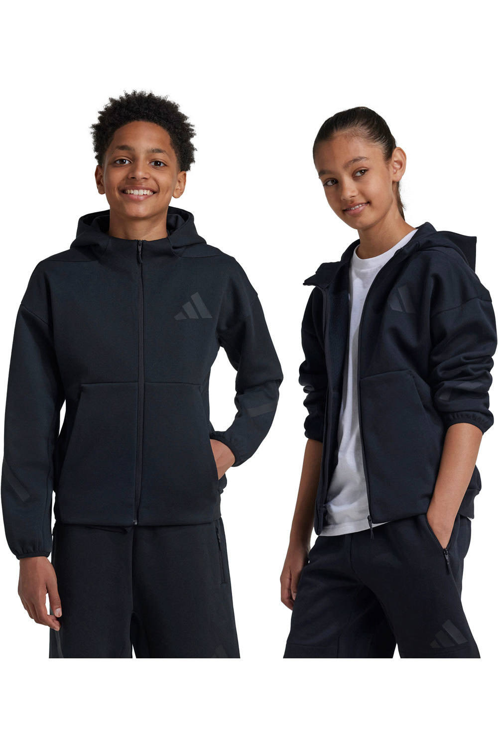 adidas sudadera niño J Z.N.E.FZ vista frontal