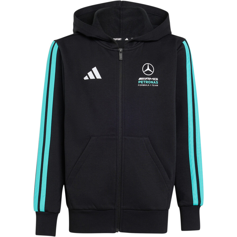 adidas sudadera niño MERCEDE-AMG PETRONAS F1 TEAM DNA vista frontal