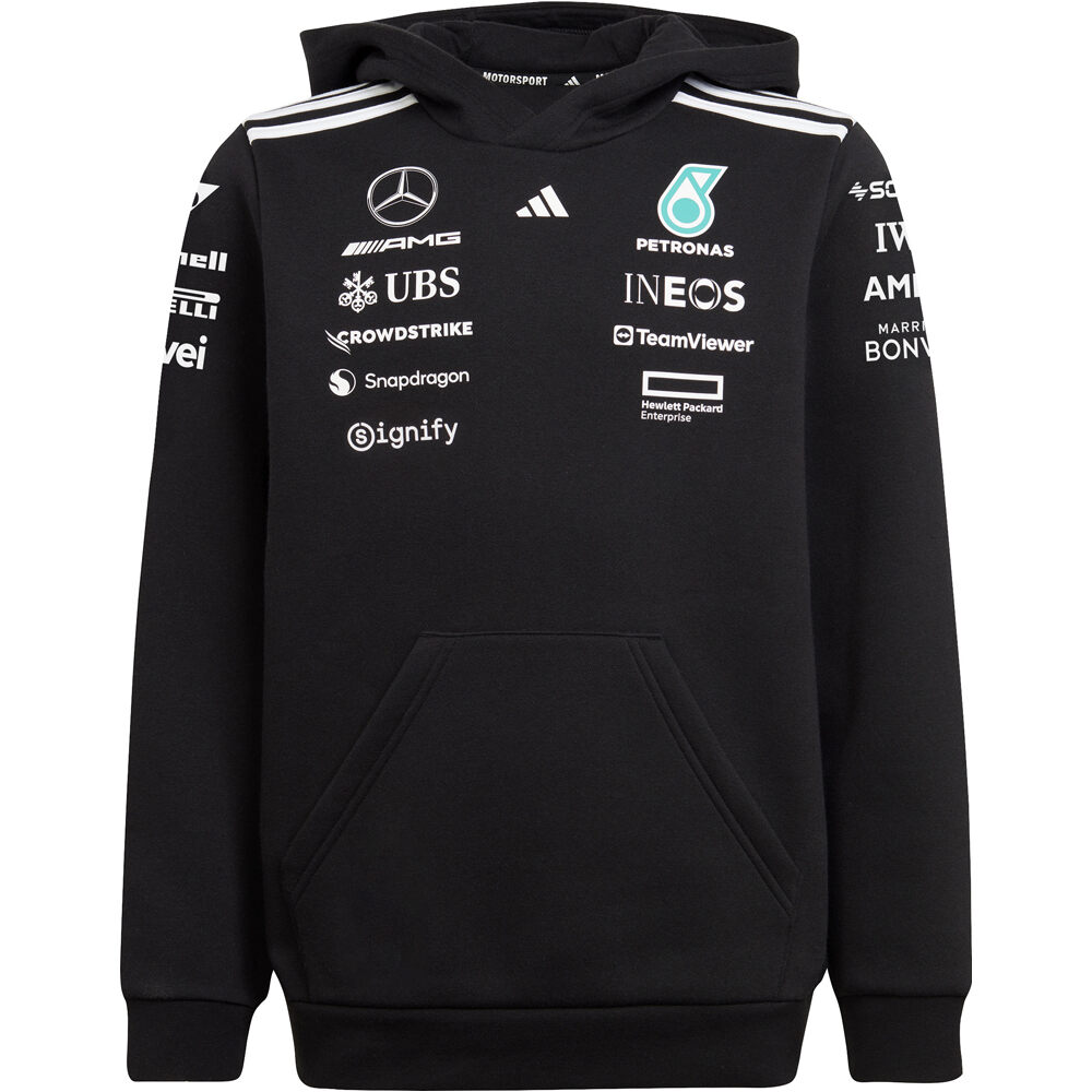 adidas sudadera niño MERCEDES AMG PETRONAS F1 TEAM vista frontal
