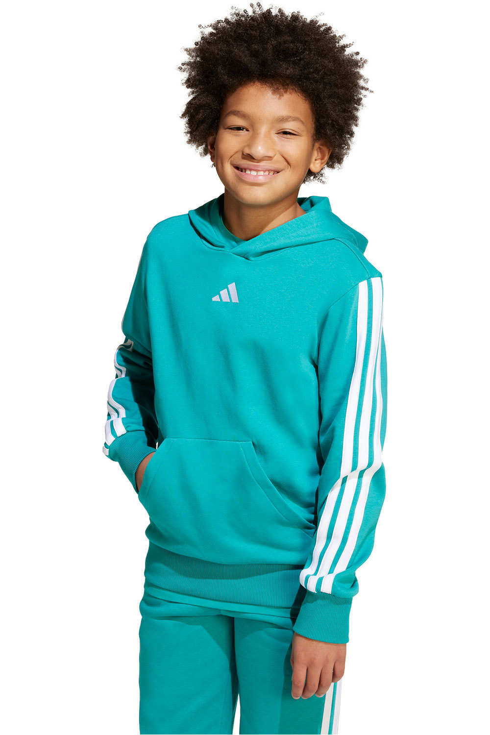 adidas sudadera niño M_J 3S FL HD 225 vista frontal